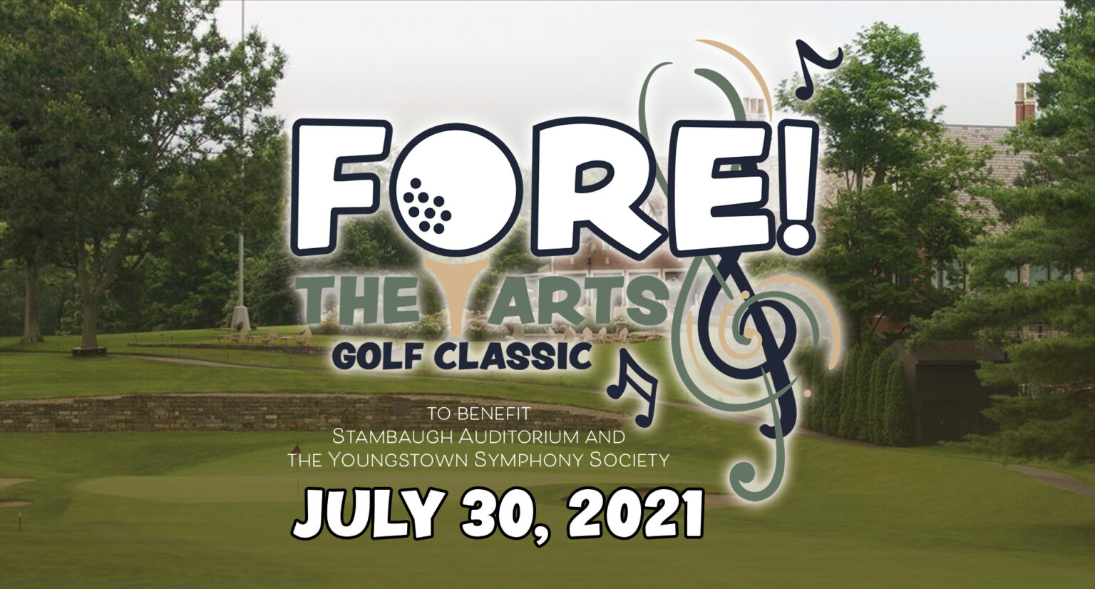 “Fore! the Arts” Golf Classic to benefit Stambaugh Auditorium and the